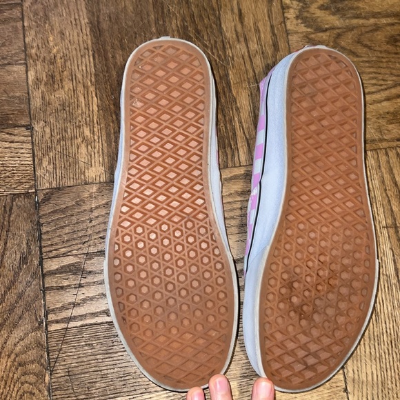 Lavender Checkerboard Vans SZ 8.5 Women’s or 7.0 Men’s, Like New! NWOT - Picture 4 of 4